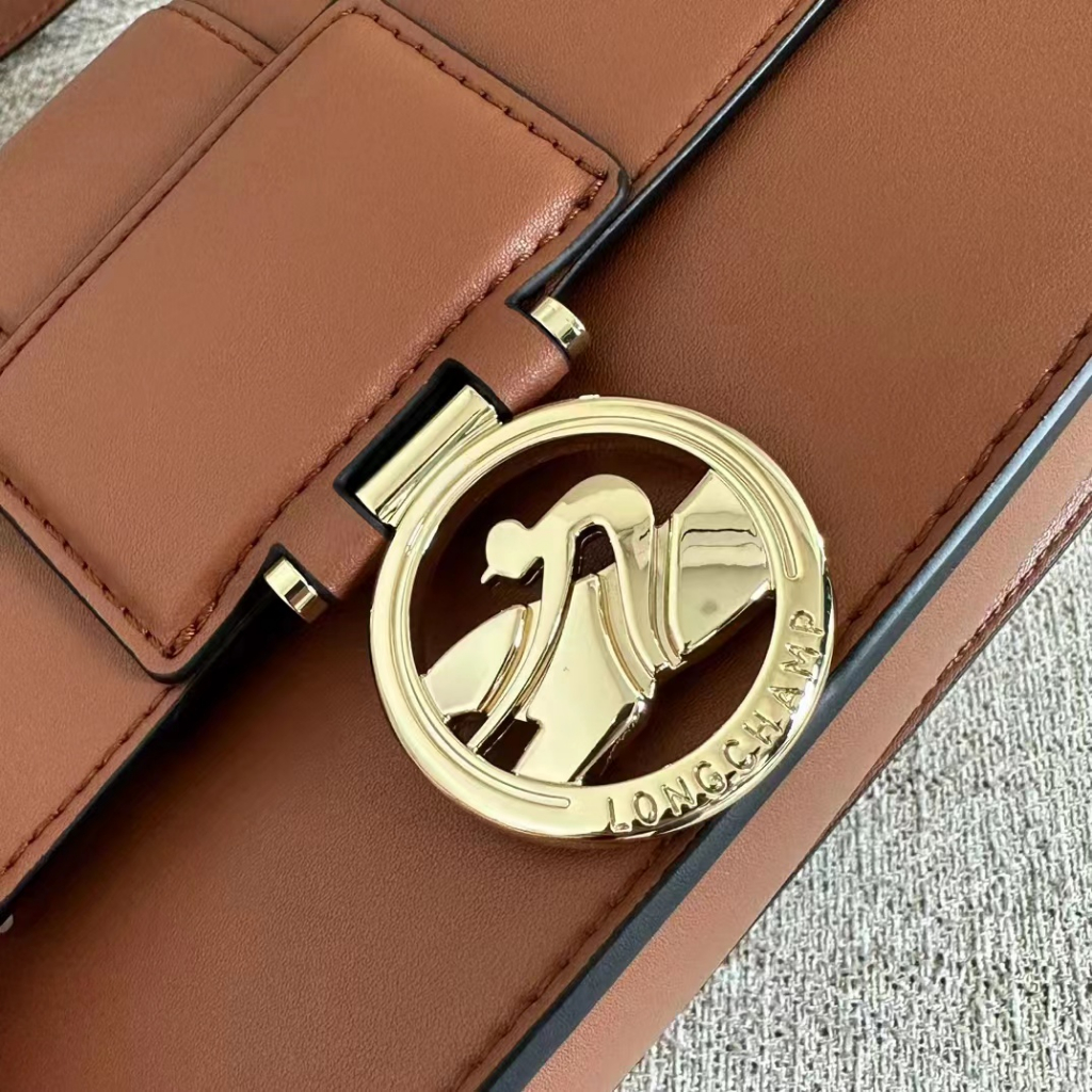 Ori Long-champ 2023 NEW Cowhide Material Ladies Shoulder Bag Messenger Bag