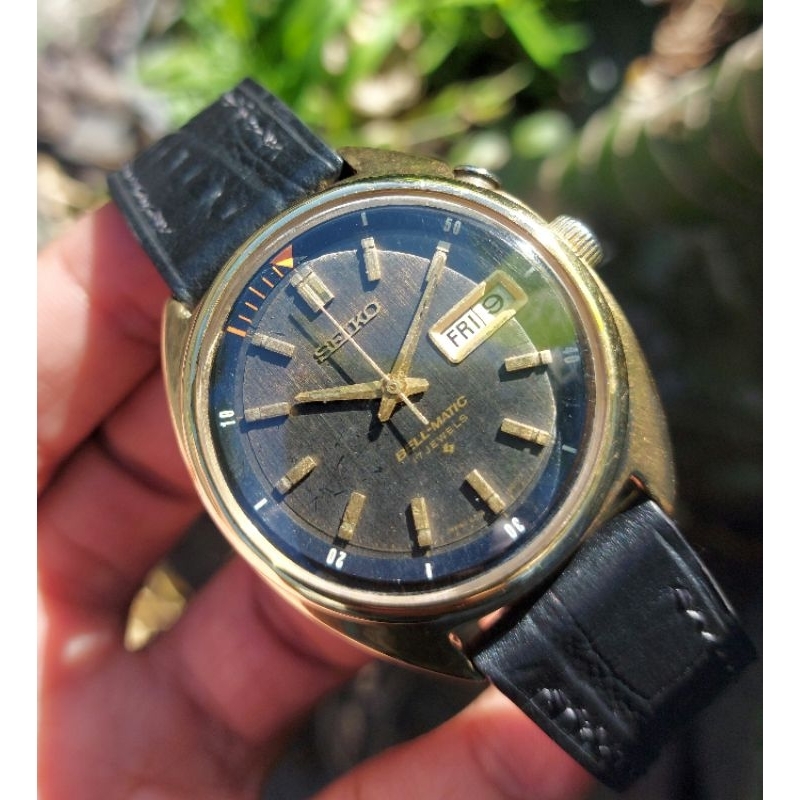 Jam Tangan Seiko Bell Matic Original Black Dial 4006-6011 Rare Item
