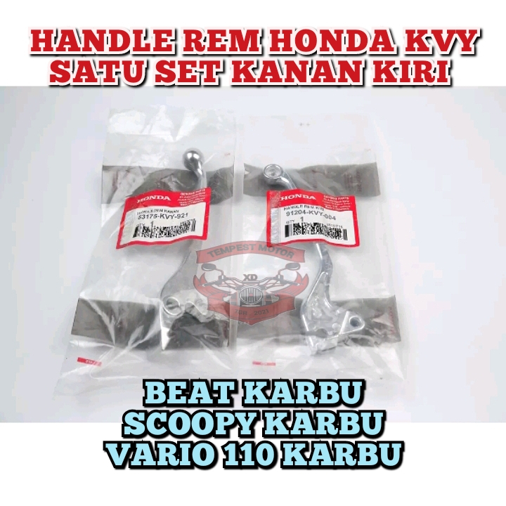 HANDLE BEAT KARBU HANDLE REM HONDA KVY HANDLE REM KANAN KIRI SCOOPY KARBU HANDLE SCOOPY LAMA