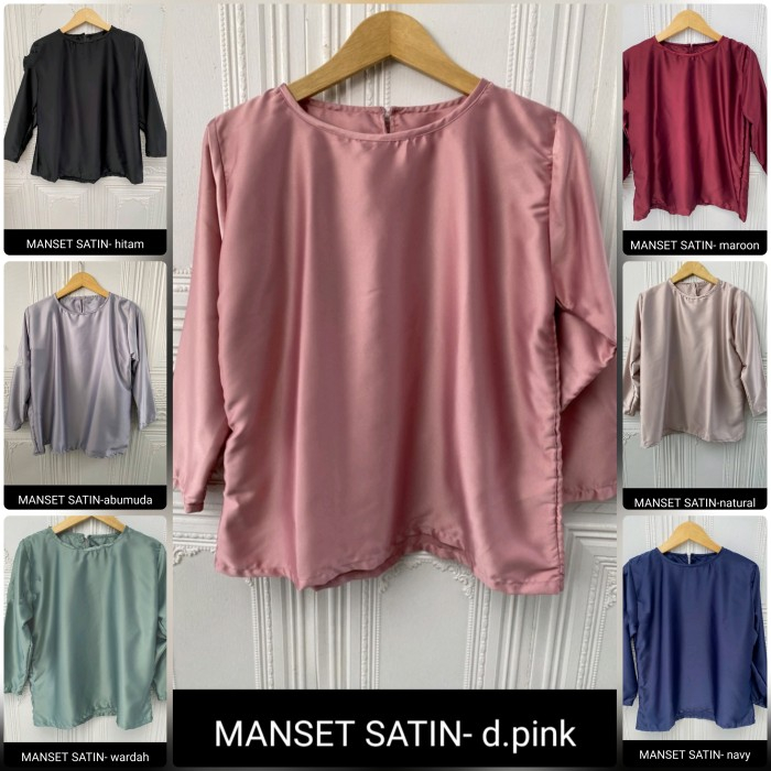 Manset Satin Silk / Daleman baju /inner dress