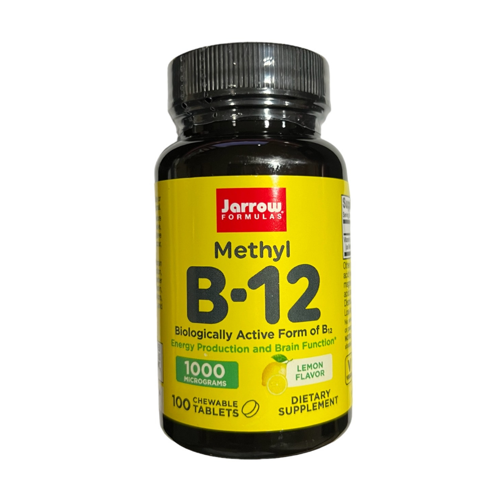 Methyl B 12 1000 mcg Lemon Flavor 100 Chew Lozenges Vit B12 Methyl Folate Kesehatan Otak Jarrow Formulas ORI USA