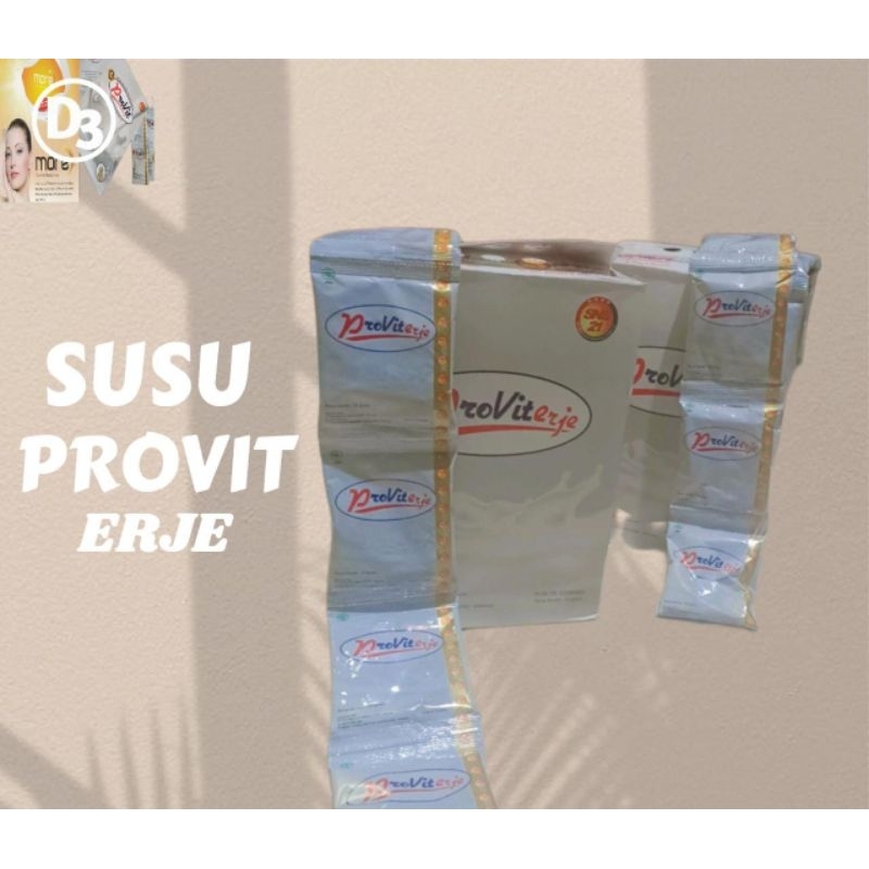 

Susu Provit Erje /Susu Kambing Erje Original 1 renceng (10 sashet)