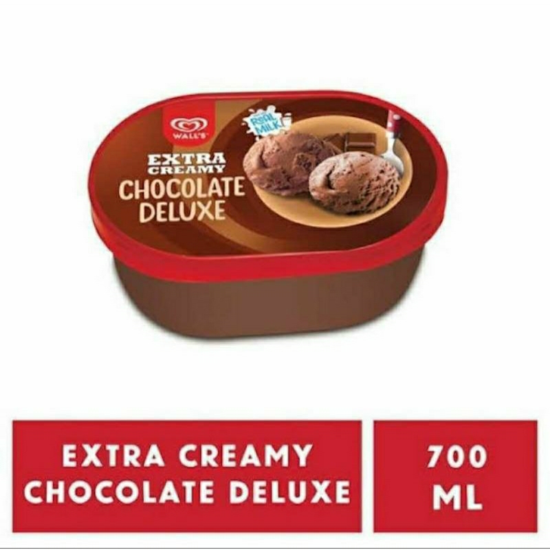 

Wall's Es Krim Chocolate Deluxe 700ml