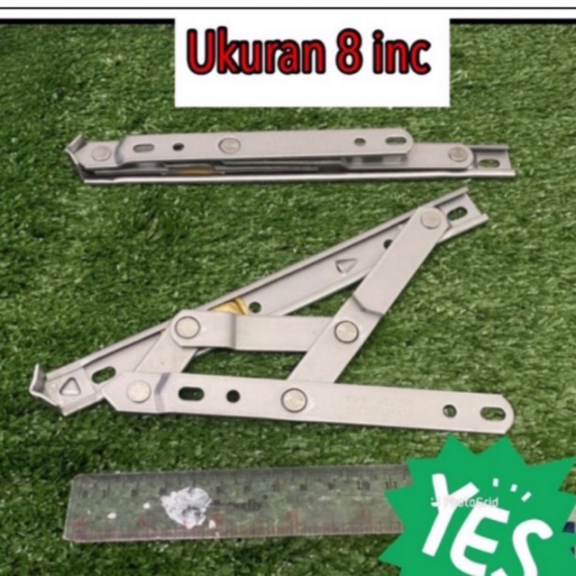 Promo engsel casement 8 inc/ engsel casement 8 inc 10 inc 12 " 14 " 16 " 20" 24 "engsel jendela bavo