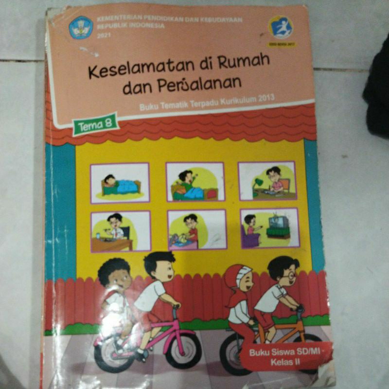 

Buku cetak tematik tema 8 kls 2 minus nama dan sampul robek sedikit