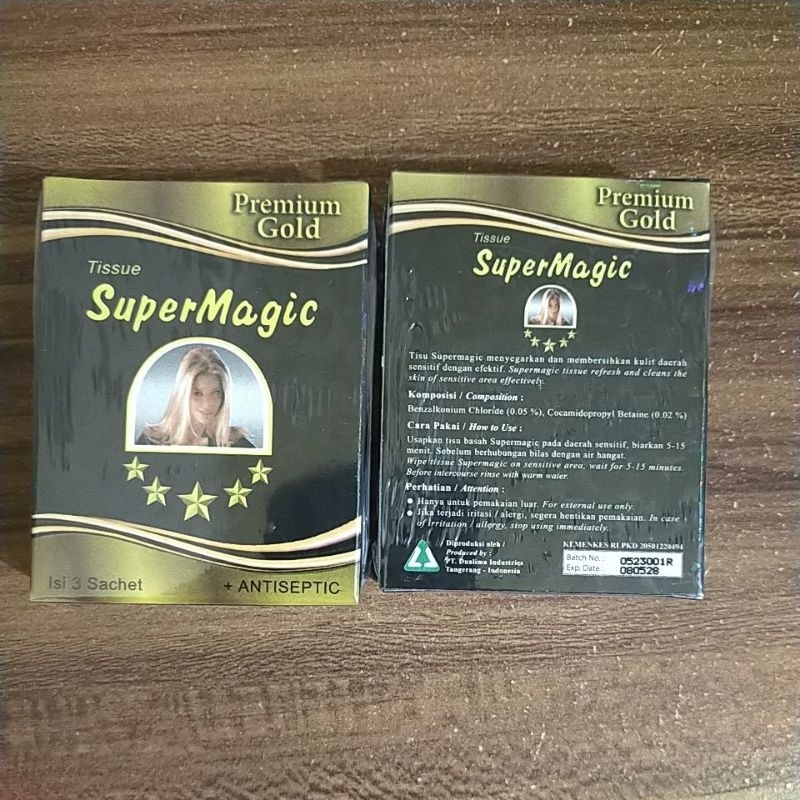 Tissue super magic lovers perbox isi 6 sachet