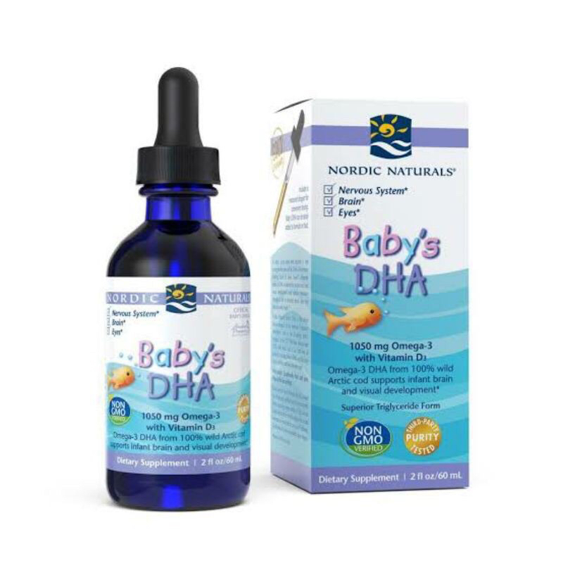Baby's DHA Nordic Naturals vitamin bayi