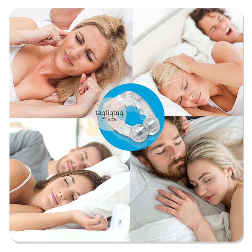 Alat Anti Dengkur Magnetik Anti Ngorok Silikon Magnetic Anti Snoring Anti Snore