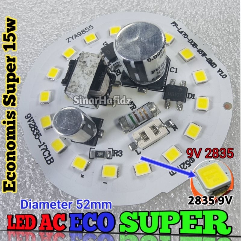 LED AC ECO SUPER  9w 12w 15w 18w