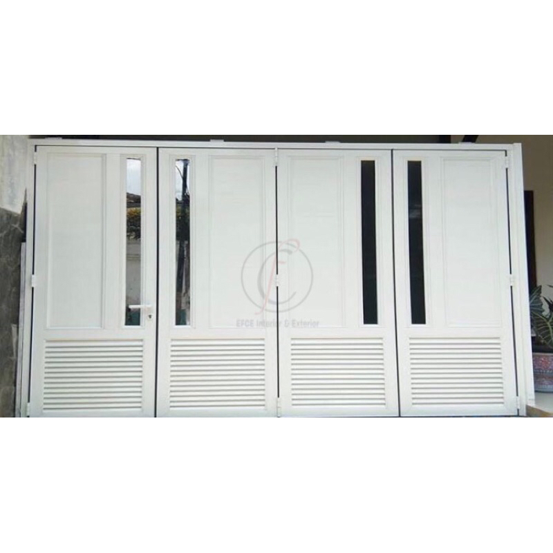 Pintu Garasi Tikung Aluminium