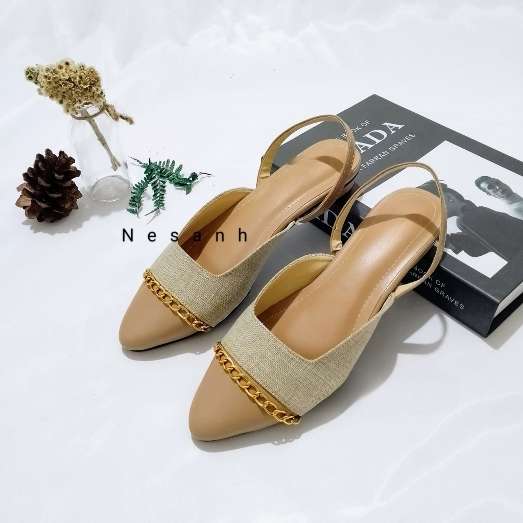 NESANH - FIONA Sepatu Mules Slip On Wanita