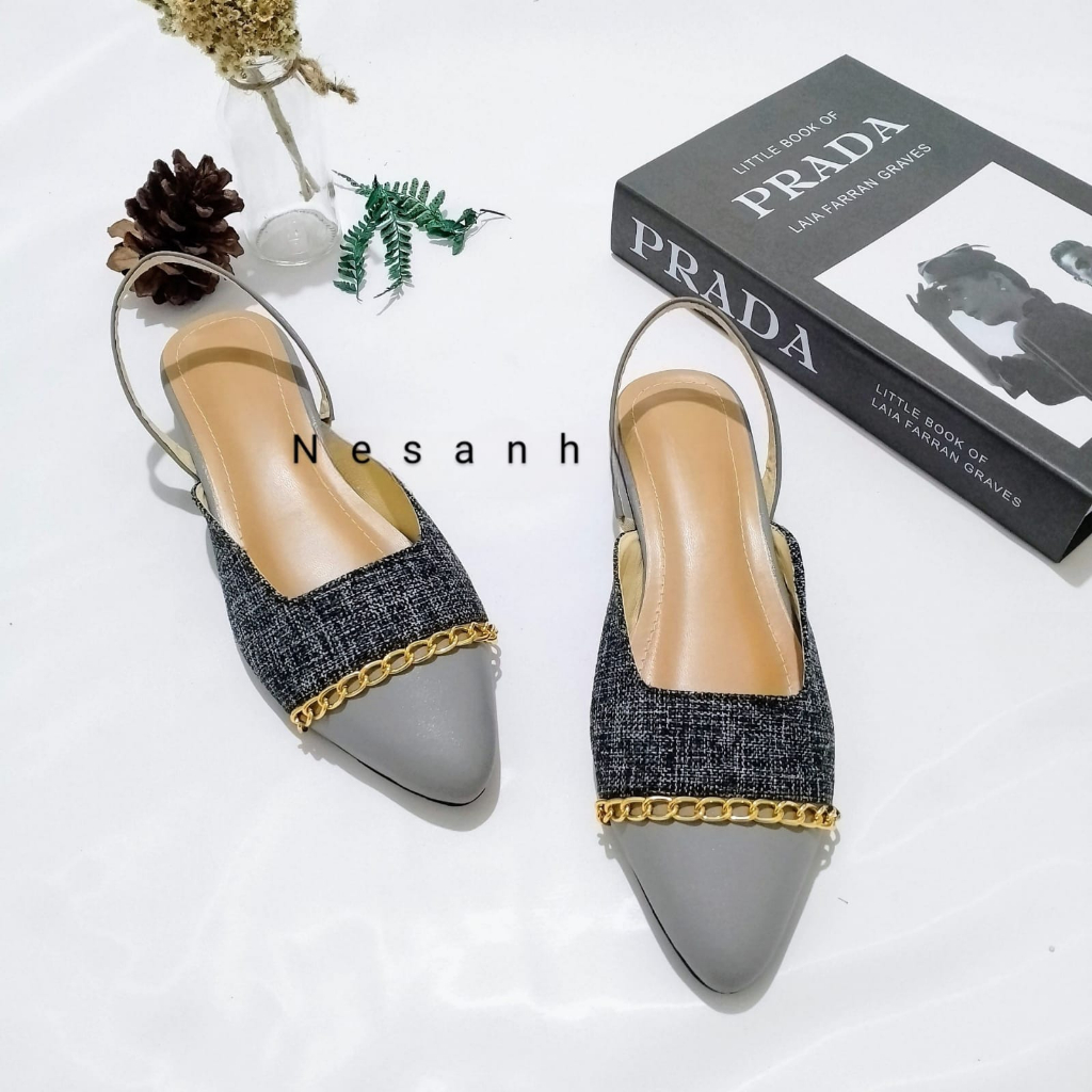 NESANH - FIONA Sepatu Mules Slip On Wanita