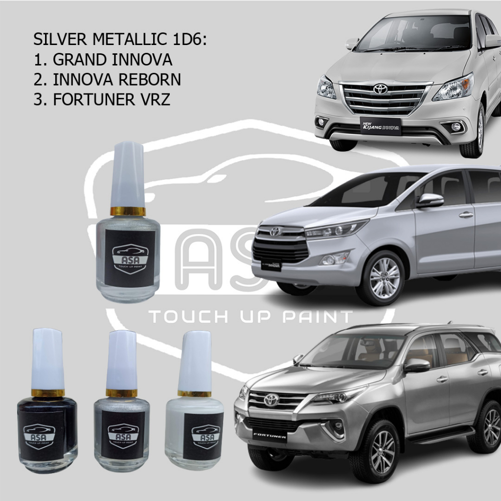 1D6 Cat Oles Penghilang Penutup Baret Lecet Mobil Toyota Grand Innova Reborn Fortuner VRZ SRZ GR Sil