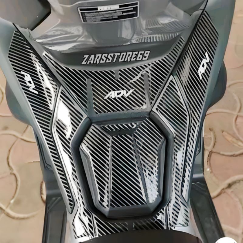 Aksesoris Honda ADV 150 tankpad fullset stiker deck pad - 
 sticker pelindung tanki motor
