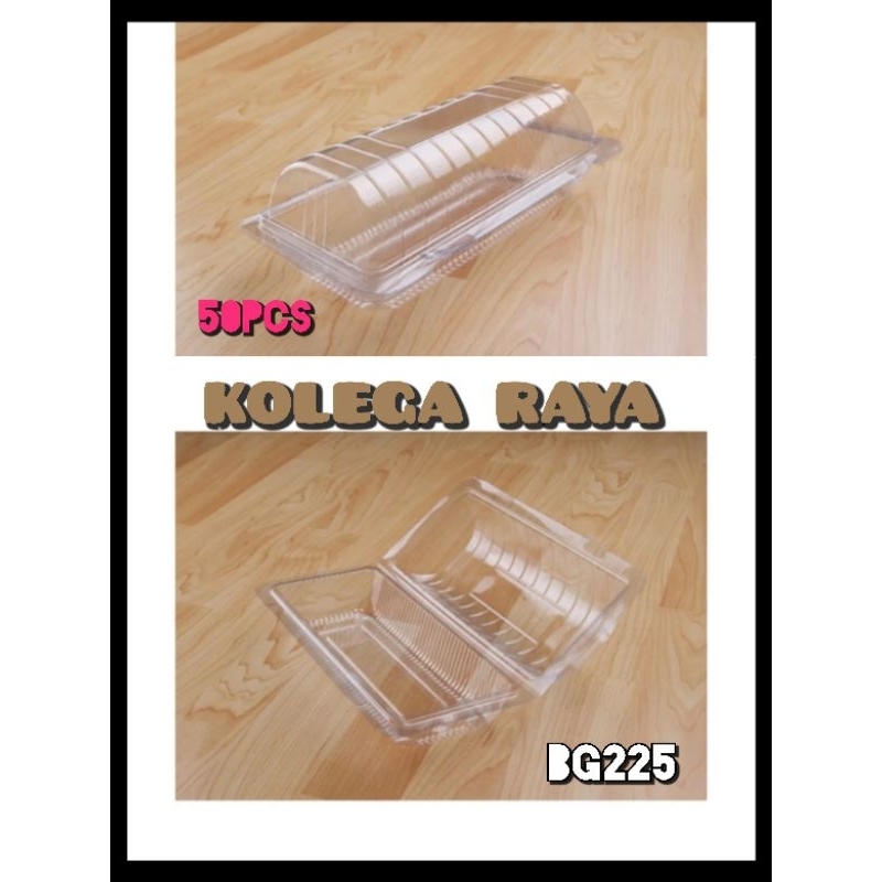 Mika Bolu Gulung Bening dgn Tutup Kancing BG225  Isi 50PCS Plastik FoodGrade