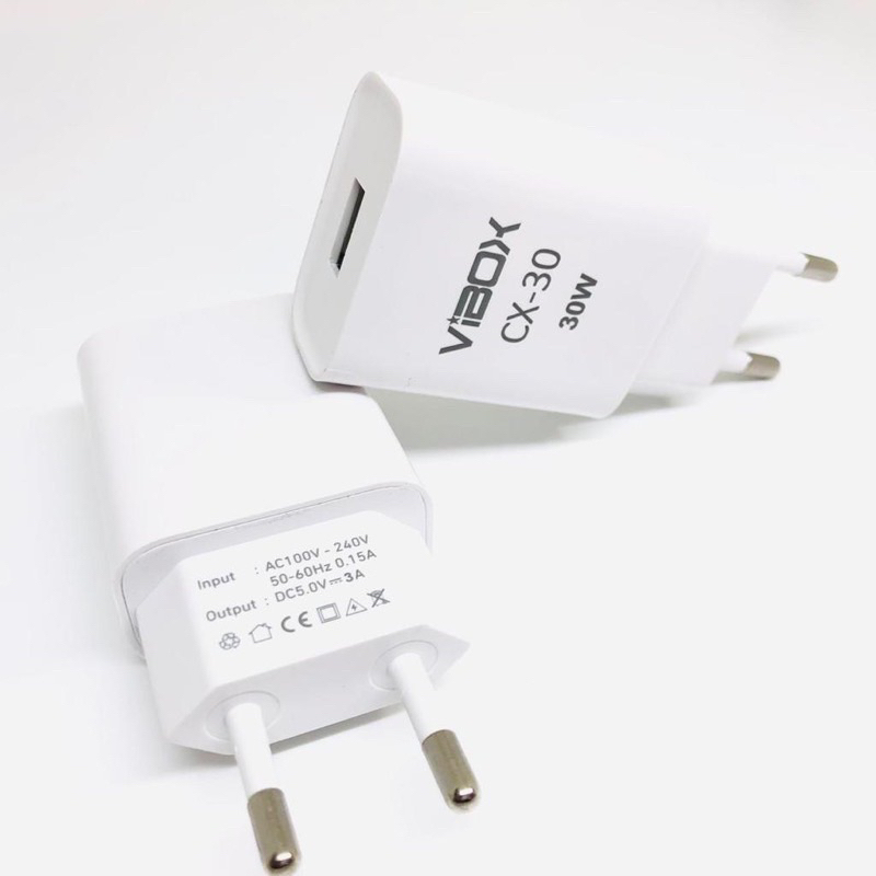 Batok cx30 new 1usb 3A 30w Promo Sen/Charger Adapter 1USB