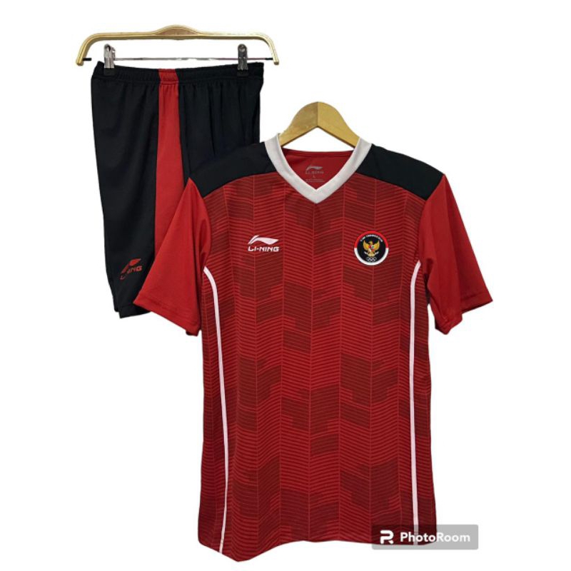 Bisa sablon Jersey timnas Indonesia sea games 2023 setelan dewasa kaos olahraga