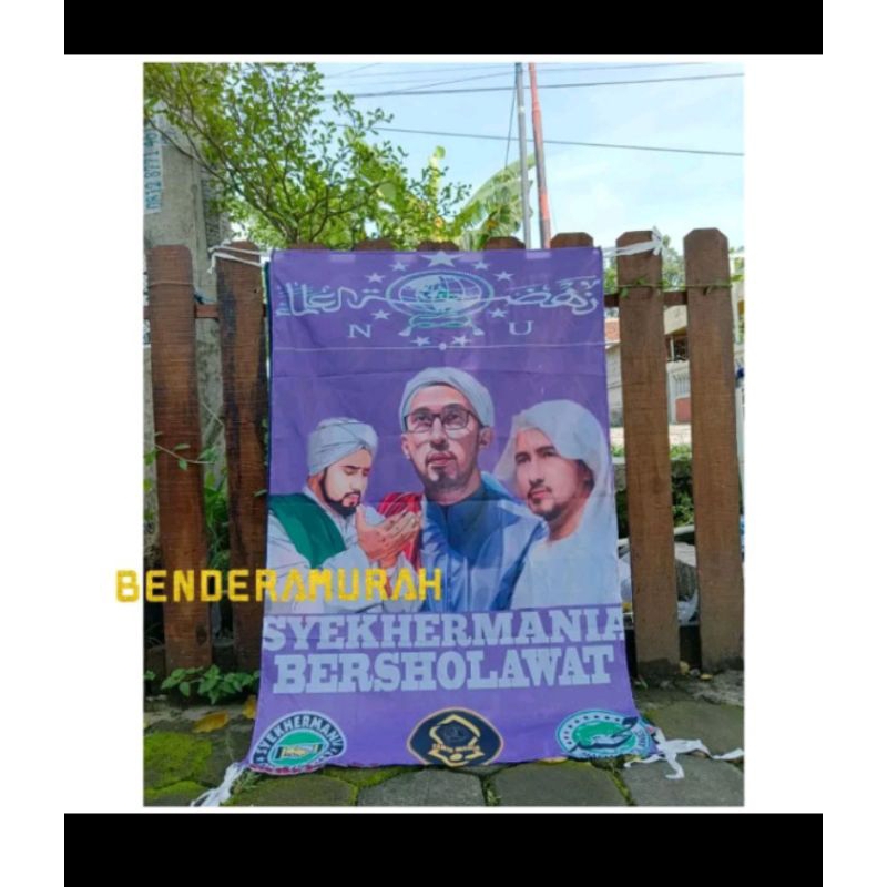 BENDERA SYEKHERMANIA AZZAHIR DESAIN TERLARIS DAN TERBARU BISA COD BONUS STIKER