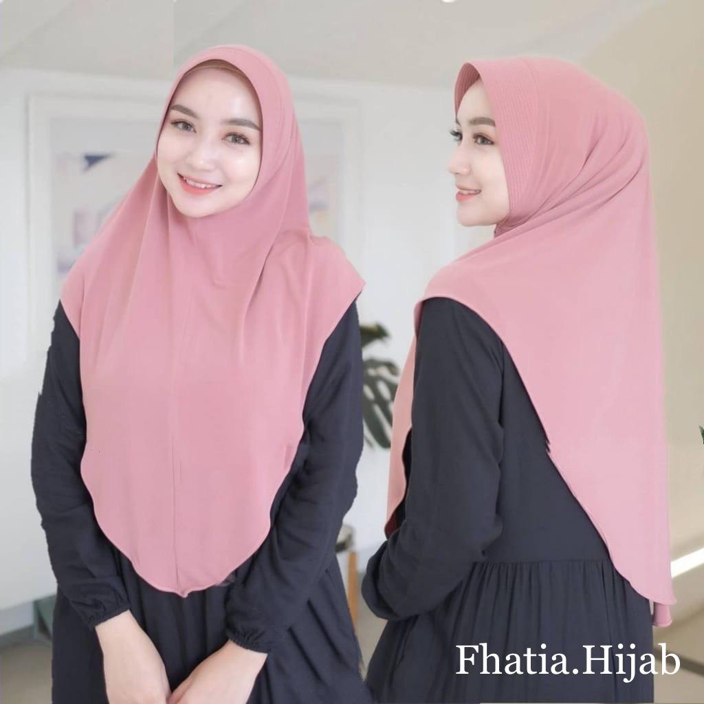 Jilbab Instan Bergo Pinguin Pet Antem | Hijab Bergo Hamidah Pinguin Jersey
