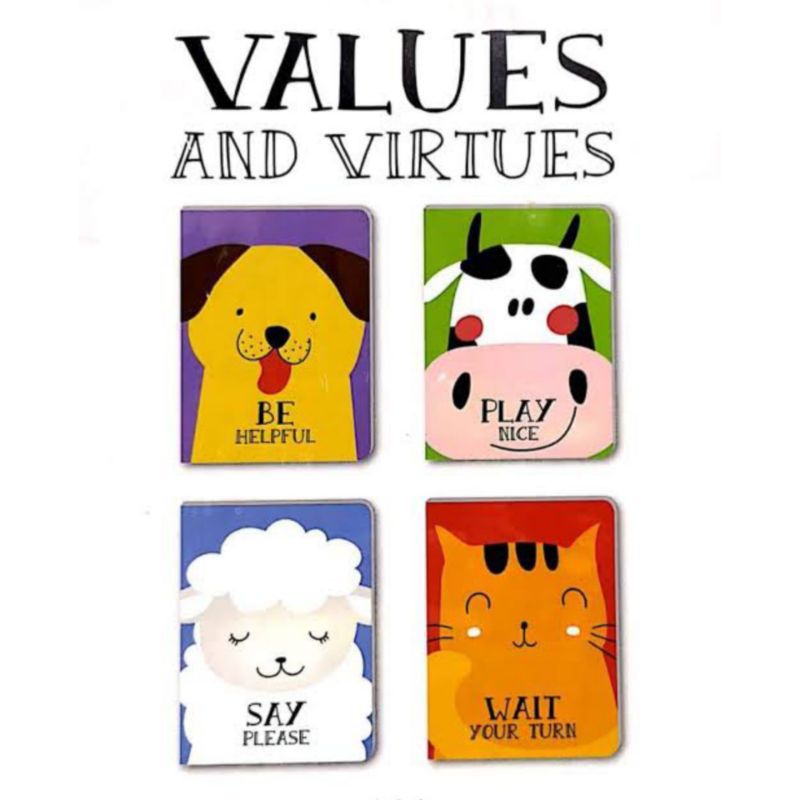 [ORIGINAL SEGEL] VALUES AND VIRTUES BOOK BOARDBOOK SATUAN