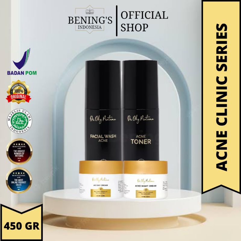 BENINGS SKINCARE CLINIC DR OKY PRATAMA PAKET ACNE | BENINGS CLINIC