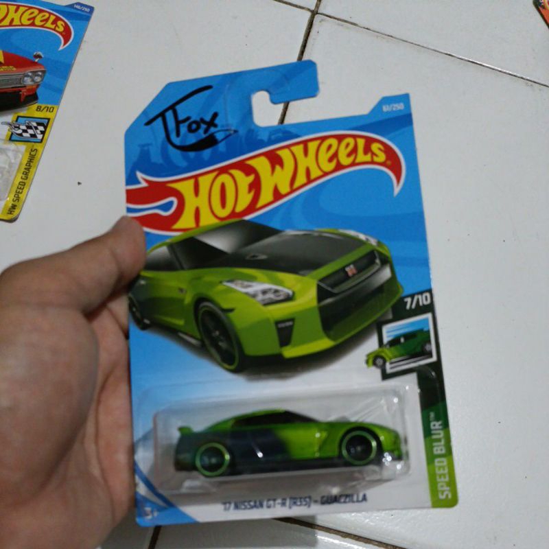HOT WHEELS HOTWHEELS 17 NISSAN GTR R35 GUACZILLA