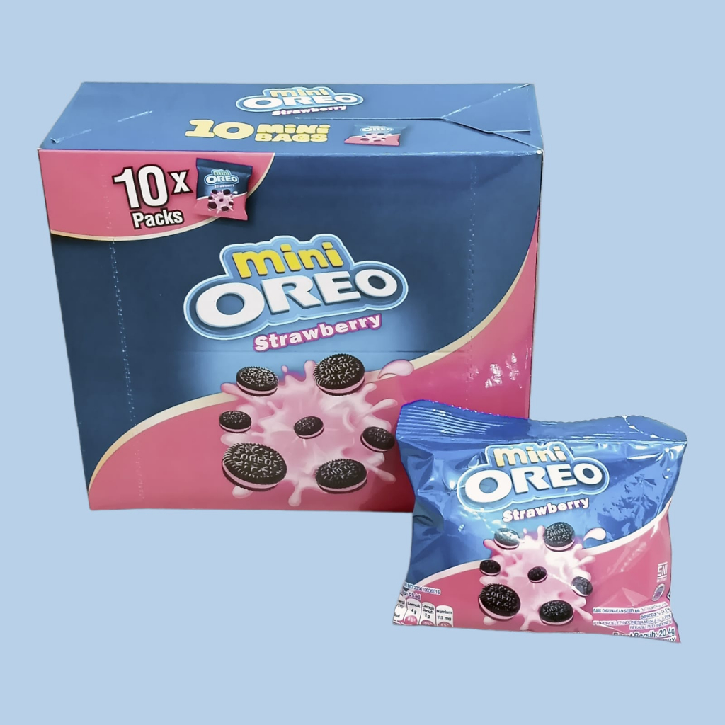 

Oreo Mini Strawberry Biskuit 20.4 g [10 pcs/box]