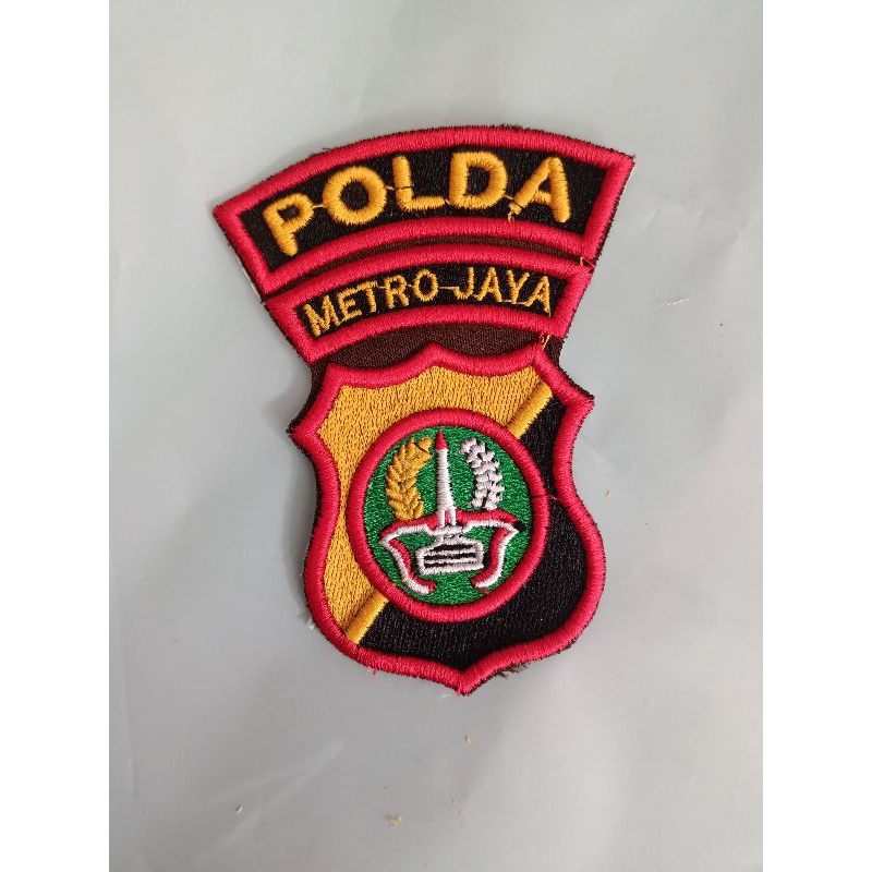 Bed Bordir Polda Metro jaya Timbul, Logo bordir polda metro jaya