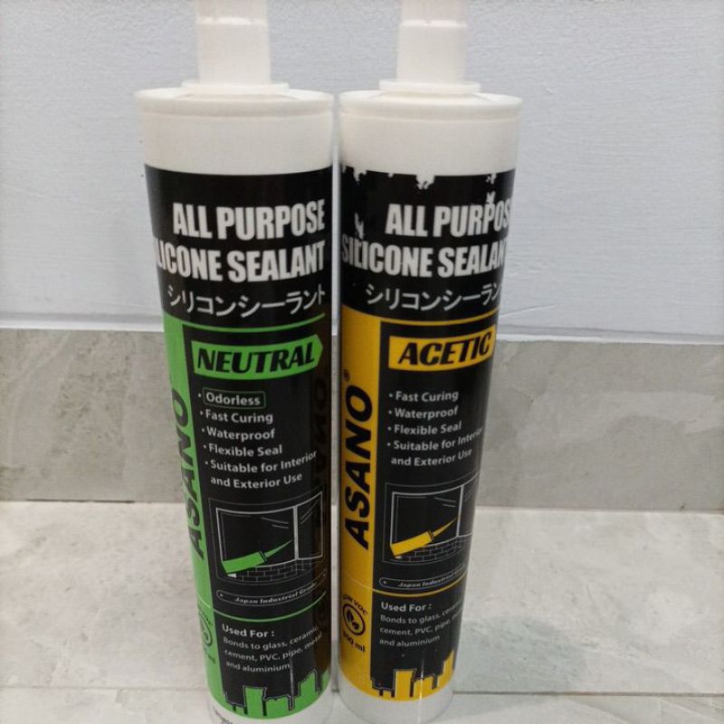 Sealant Asano Neutral/Acetic (Asam) 310ml