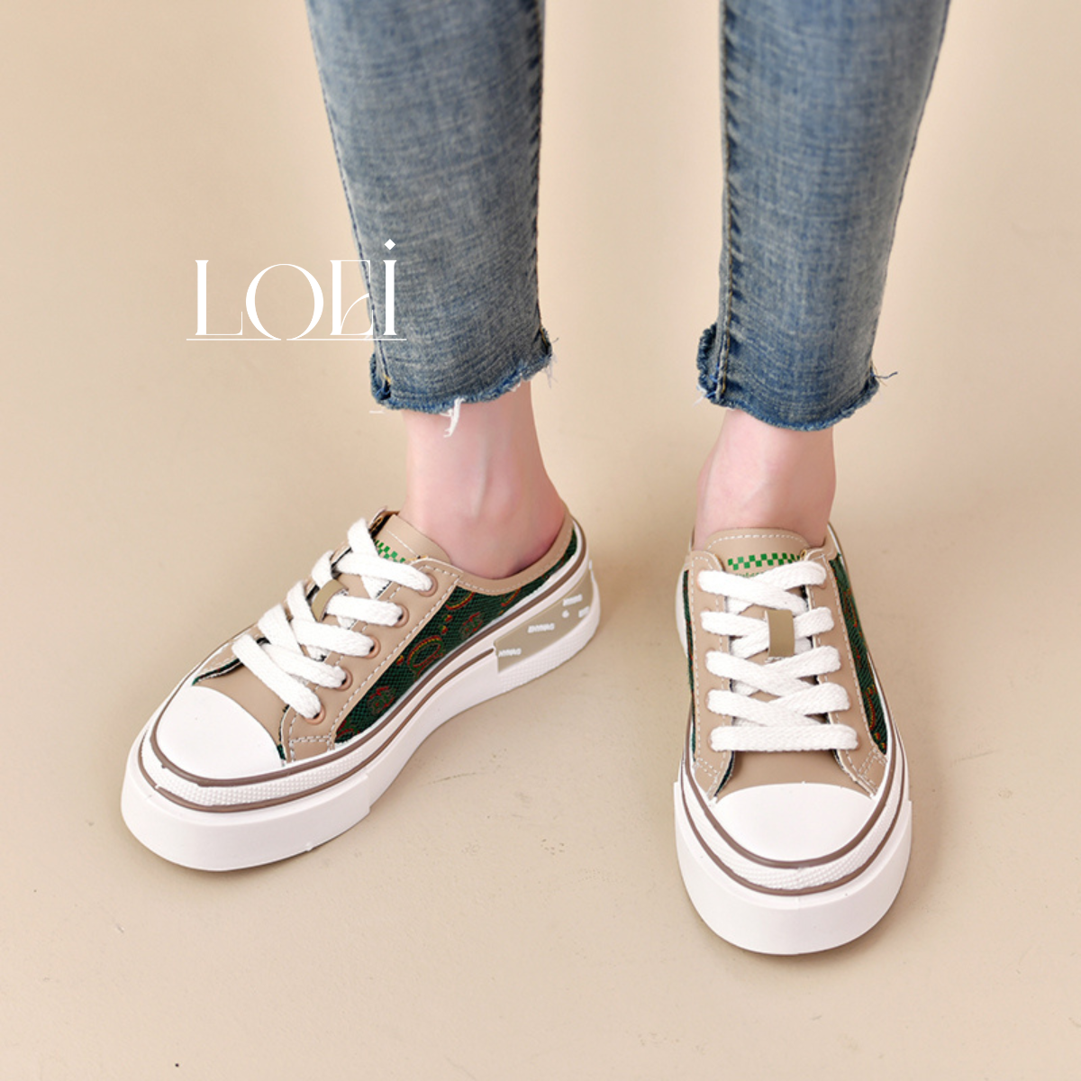 Slip On Sepatu Sneakers Cewek Flatshoes 10776 Sepatu Korean Style Best Seller Terbaru