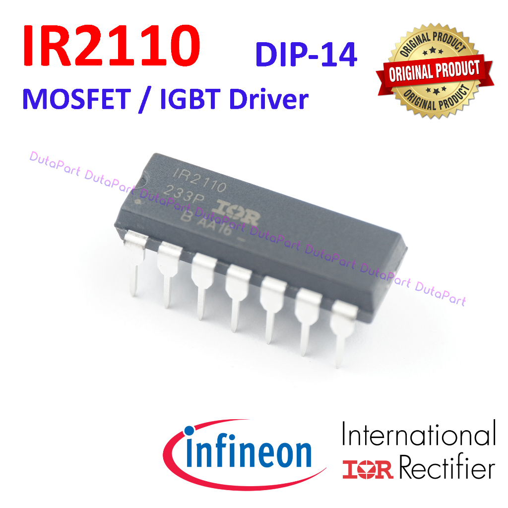 IR2110 ORIGINAL INFINEON IR 2110 IR2110PBF MOSFET IGBT Driver DIP-14