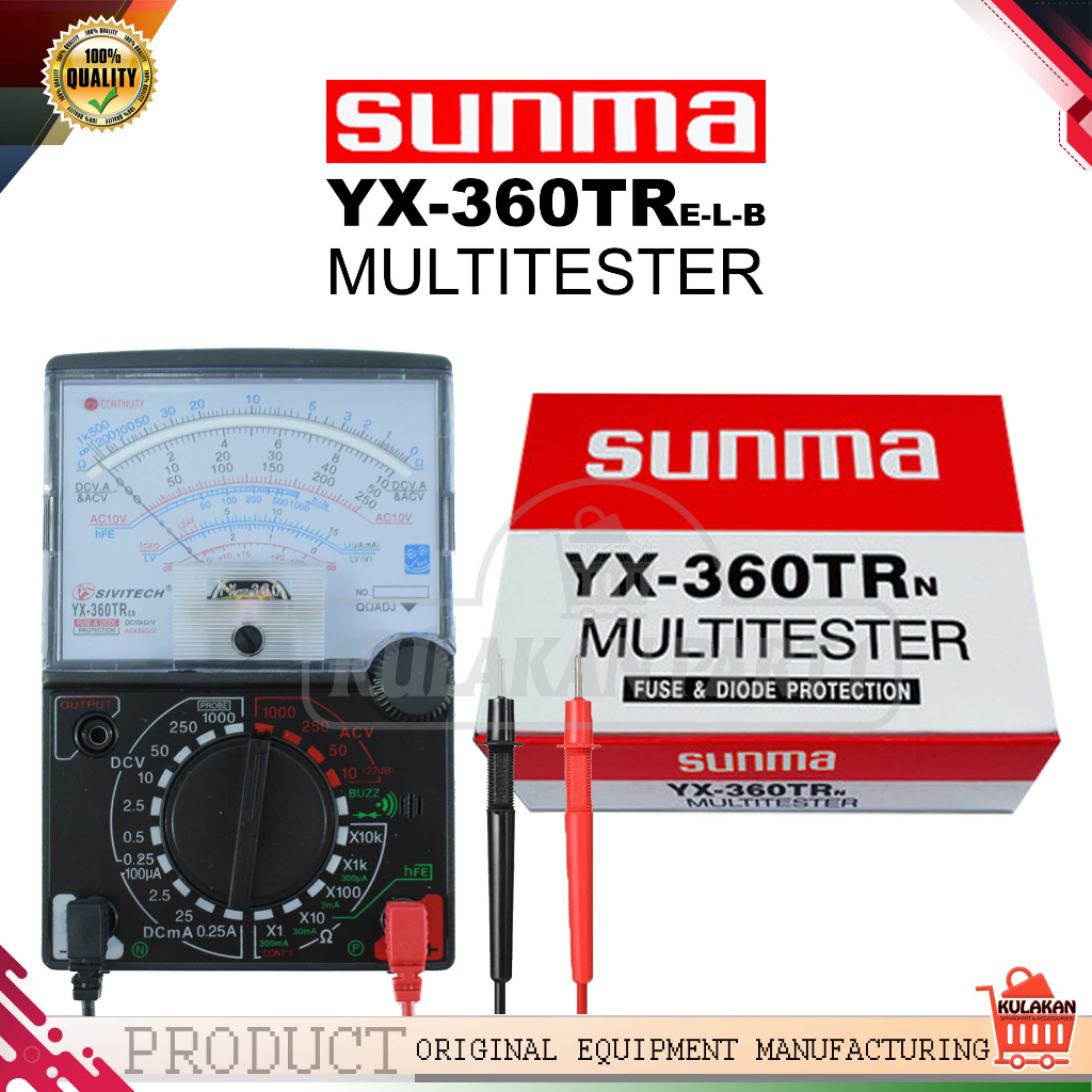 MULTI TESTER MULTITESTER ANALOG SAMWA YX360TR YX-360TR