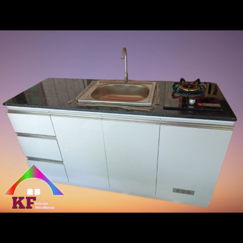 KITCHEN SET BAWAH / KITCHEN ISLAND KOMPOR DAN SINK