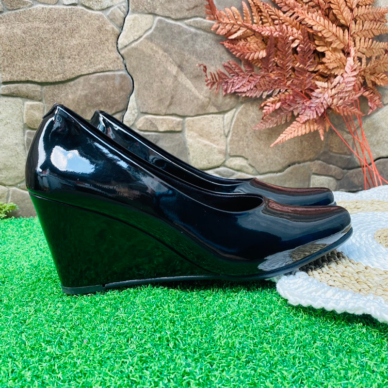 ERASMAS SEPATU WANITA WEDGES 7cm|sepatu formal kerja
