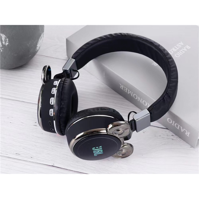 HEADPHONE  BANDO BLUETOOTH /WIRELESS B15 LE PURE BASS HEAD MICKEY