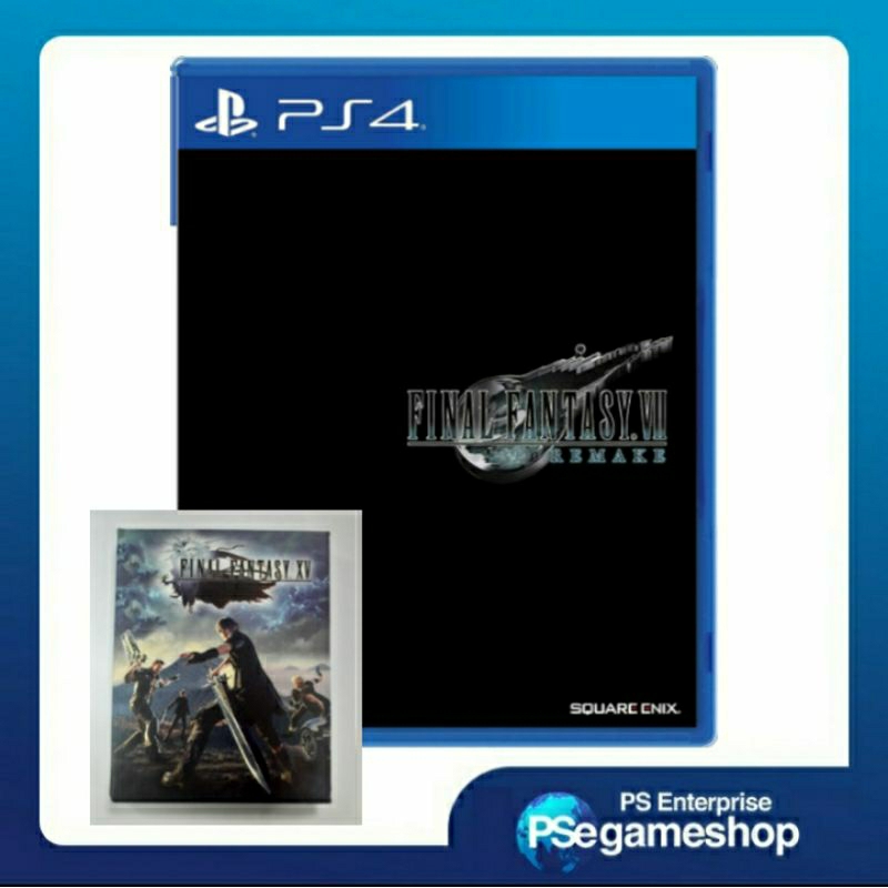 Ps4 Final Fantasy VII Remake + Mini Book ( Region 3 / preloved )