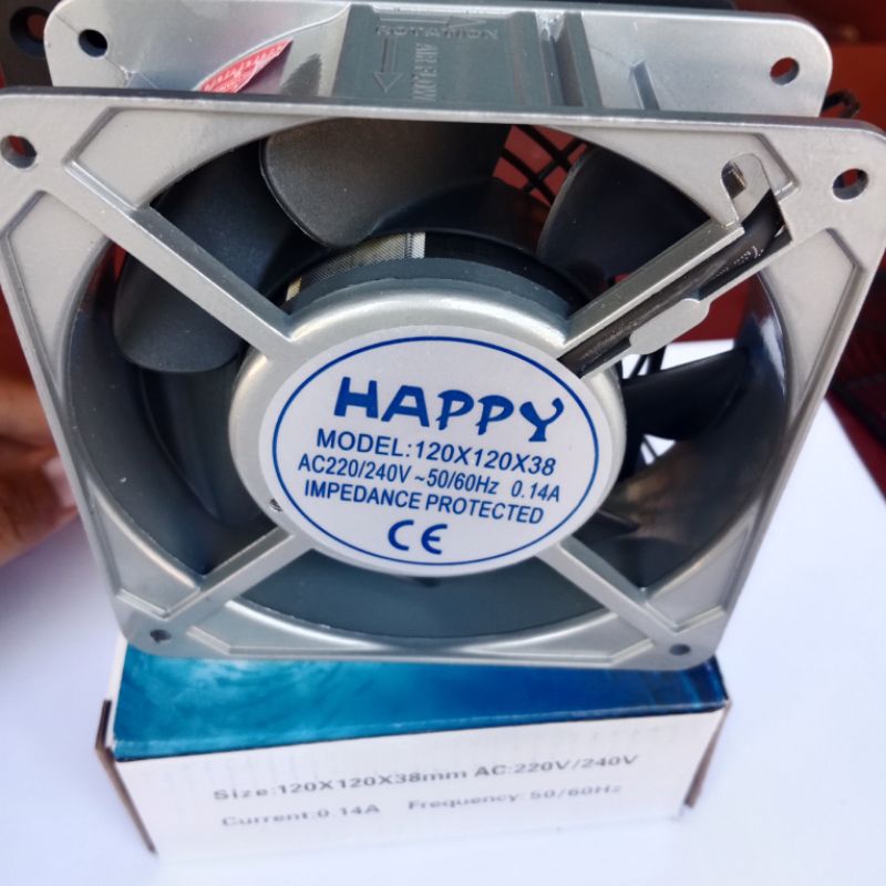 Kipas AC 220v ukuran 12x12cm Coolling Fan ac 220 volt Kipas ac fan ac 12cm kipas ac besi 220v 12cm u