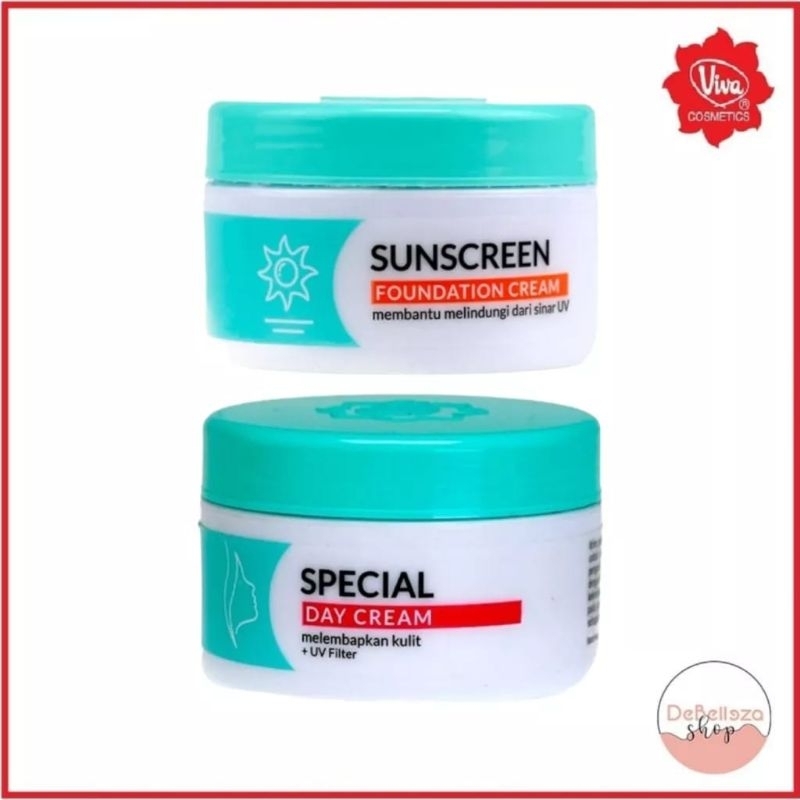 Viva Sunscreen Foundation UV Filter/Special Day Cream UV Filter 22gr-Cream