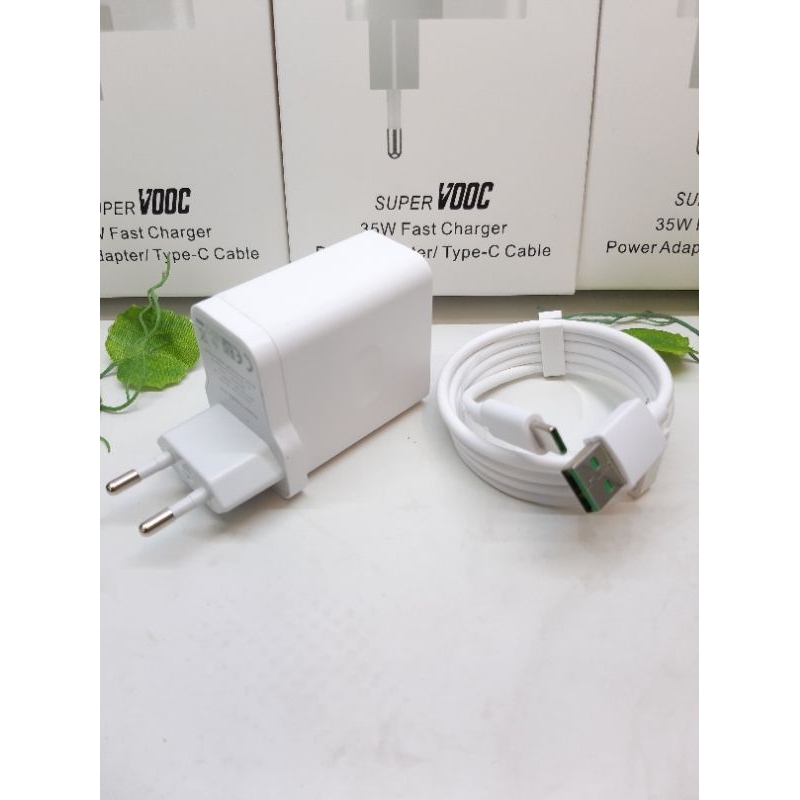 Charger Oppo 35W Fast Charger Type C Super VOOC Original