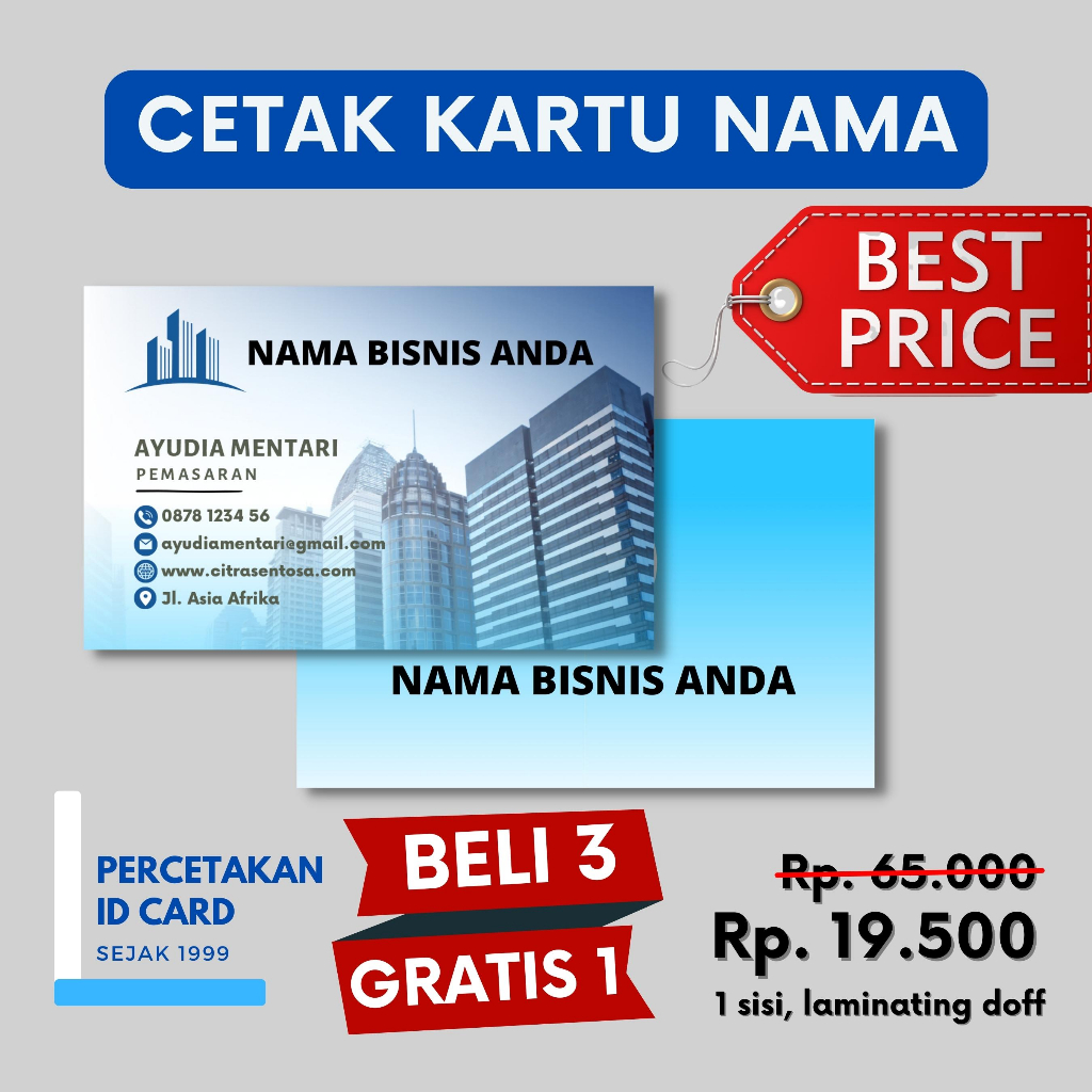 

Cetak Kartu Nama | Termurah Full Color