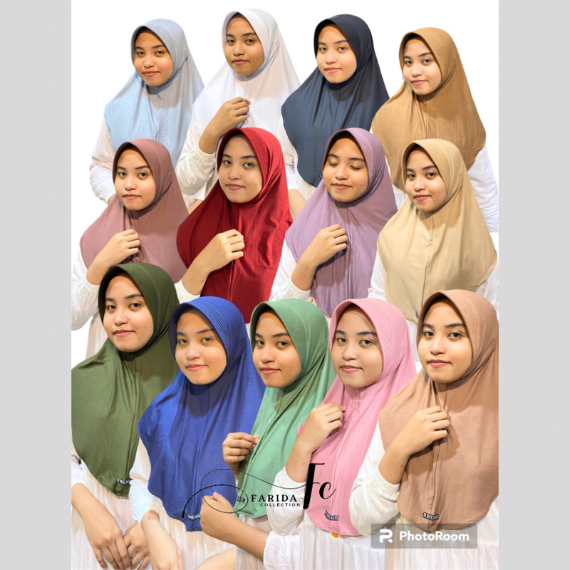 Bergo instan Alma jersey premium oval S