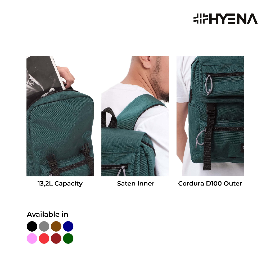 HYBRAND X Hyena [486] - TAS RANSEL HYENA Tas Model NAMA Tas Pria Tas Wanita Tas Ransel Unisex Tas Korean Style