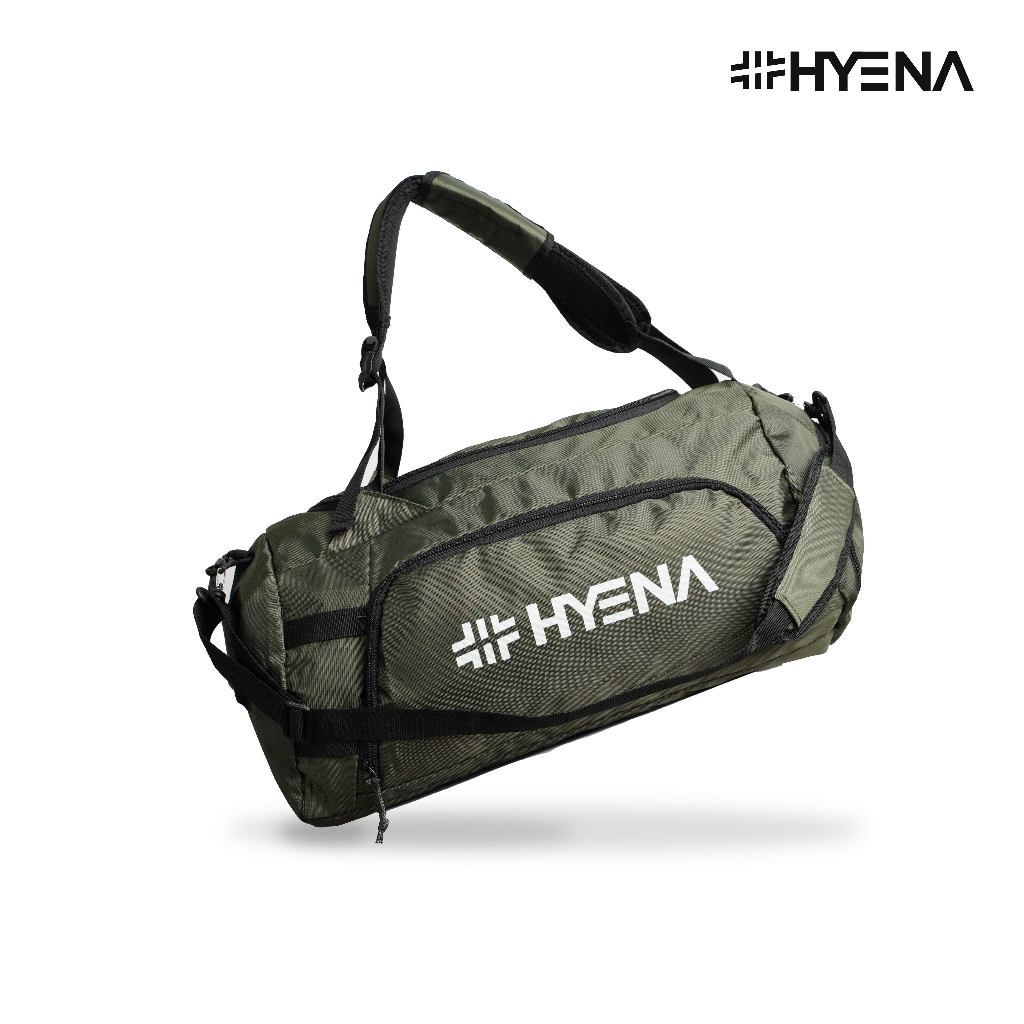 Hyena - Gravel Bags 3 IN 1 | Tas Selempang Duffle Bag | Tas Jinjing Olahraga | Tas Ransel Gym | Dufflebag Traveling - DD24