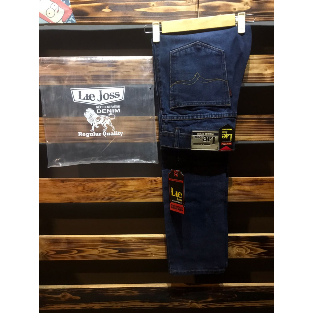 Celana Cowok Distro - Celana Panjang Reguler Fit - Celana Pria Standart - Celana Lee Joss Pria - Cel