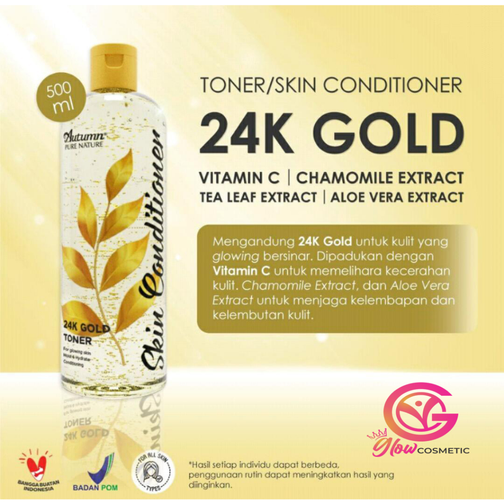 AUTUMN PURE NATURE SKIN CONDITIONER 24K GOLD TONER