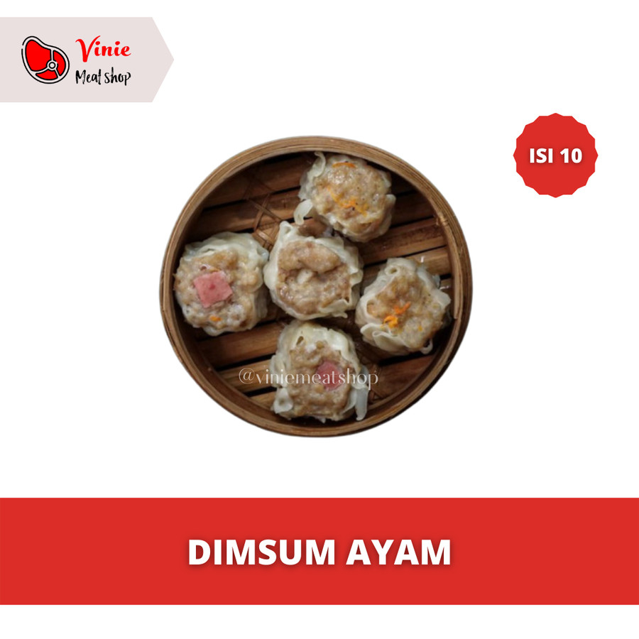 

Dimsum Ayam Frozen Homemade isi 10 (termasuk saus)