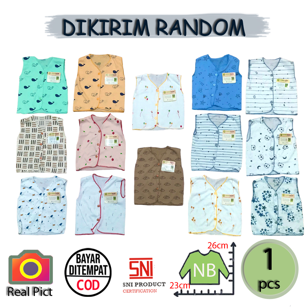 Baju Bayi Buntung Kutung Newborn Pendek/Panjang/Pop  0-3 Bulan Ummababy Perlengkapan Bayi New Born