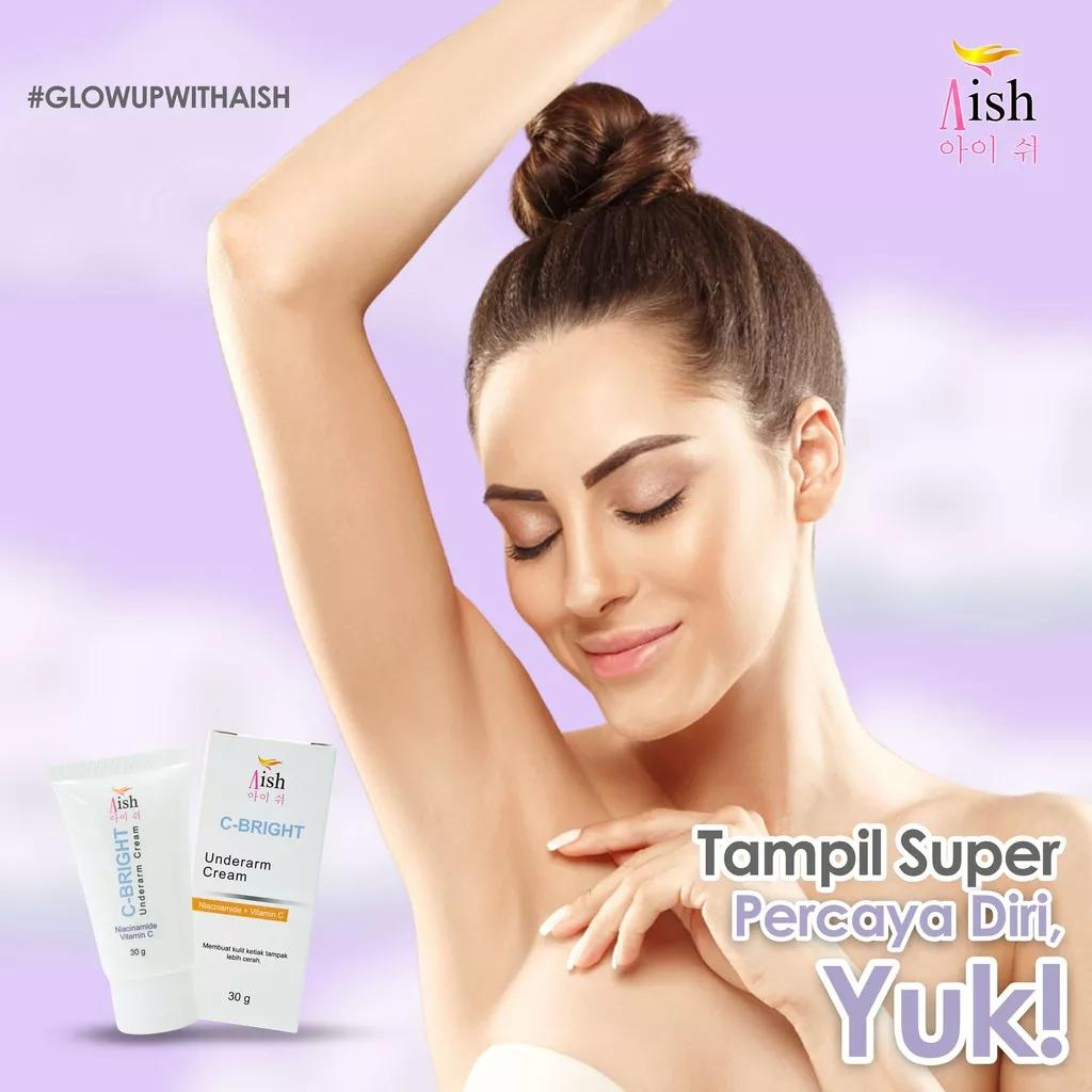 Cream Underarm Ketiak Aish Untuk mencerahkan ketiak dan area sikut original 30g