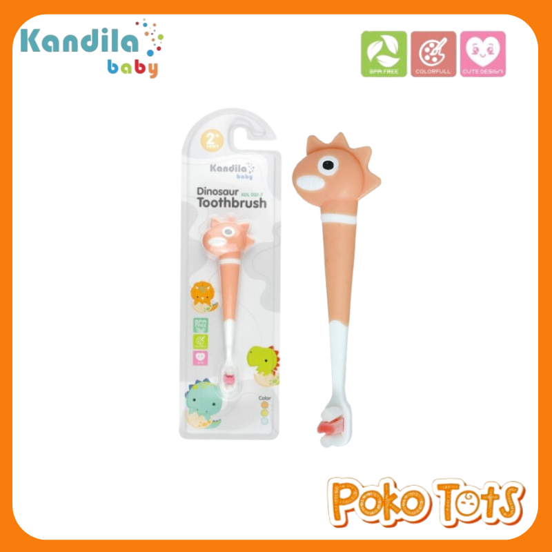 Kandila Baby Dinosaur Toothbrush KDL037-7 Sikat Gigi Bayi Motif Dinosaurus WHS