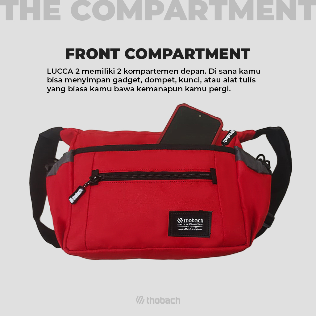 THOBACH - SLING BAG LUCCA 2.0 TAS SELEMPANG SIMPLE TAS DISTRO MURAH